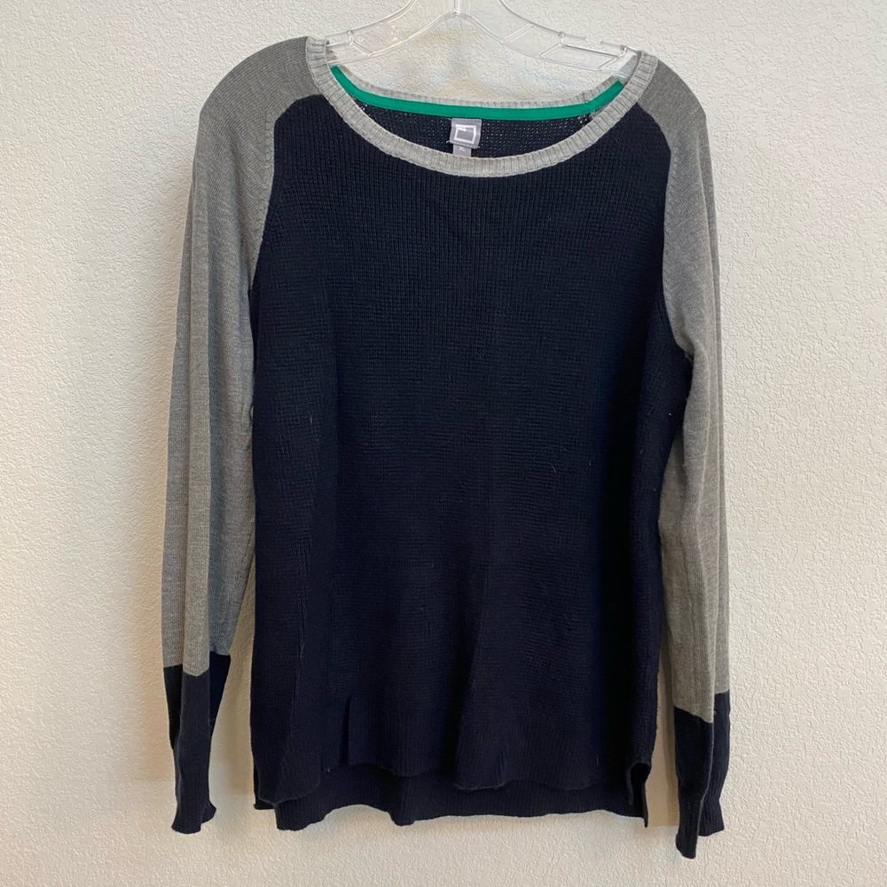 Color block sweater